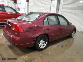 2002 Honda Civic EX with VIN 1HGES26822L018270, listed as a Copart auction lot 45311455 with 228,466 mi miles and Non Repairable. Bid and sale history available at carsss.com. Image 3.