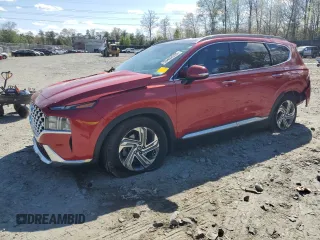 2021 Hyundai Santa Fe SEL z VIN 5NMS34AJ6MH334585, wystawiony jako Copart lot #53492035 z przebiegiem 53 105 mil mil oraz Szkoda całkowita • Salvage title. Historia ofert i sprzedaży dostępna na DreamBid. Obrazek 1.