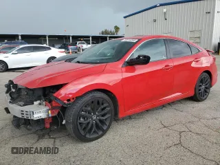2020 Honda Civic Si with VIN 2HGFC1E54LH700973, listed as a Copart auction lot 48518285 with 61,421 mi miles and Salvage Title. Bid and sale history available at DreamBid. Image 1.