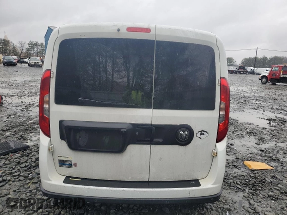 2018 Ram ProMaster City Cargo Van Tradesman SLT with VIN ZFBERFBB4J6J25940, listed as a Copart auction lot 50341845 with 98,610 mi miles and Salvage Title. Bid and sale history available at carsss.com. Image 6.