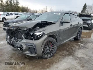 2023 BMW X6 xDrive40i z VIN 5UXCY6C06P9P20878, wystawiony jako Copart lot #45593785 z przebiegiem Nie podano mil oraz Szkody całkowita. Historia ofert i sprzedaży dostępna na DreamBid. Obrazek 1.
