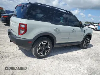 2023 Ford Bronco Sport Outer Banks с VIN 3FMCR9C65PRD14403, выставлен на аукционе Copart как лот 61212675 с пробегом 7 076 миль миль и Списание • Salvage title. История ставок и продаж доступна на DreamBid. Изображение 3.