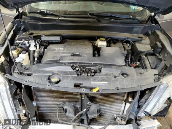 2017 Nissan Pathfinder SV with VIN 5N1DR2MM4HC695511, listed as a Copart auction lot 53692755 with 90,148 mi miles and Salvage title. Bid and sale history available at DreamBid. Image 12.