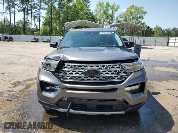 2021 Ford Explorer Limited with VIN 1FMSK7FH9MGB35852, listed as a Copart auction lot 52357815 with 100,954 mi miles and Salvage title. Bid and sale history available at DreamBid. Image 5.