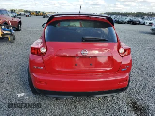 2014 Nissan Juke SV with VIN JN8AF5MV5ET481752, listed as a Copart auction lot 44205875 with 99,257 mi miles and Salvage title. Bid and sale history available at DreamBid. Image 6.