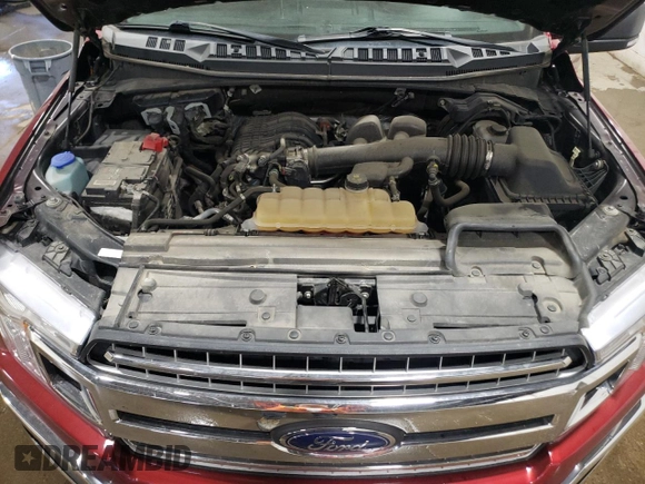 2018 Ford F-150 XL with VIN 1FTEX1EB5JKG11021, listed as a Copart auction lot 56279835 with 72,232 mi miles and Salvage title. Bid and sale history available at DreamBid. Image 11.