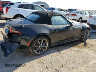 2017 Mazda MX-5 Miata Grand Touring with VIN JM1NDAD79H0120768, listed as a Copart auction lot 56358655 with 39,504 mi miles and Salvage title. Bid and sale history available at DreamBid. Image 3.