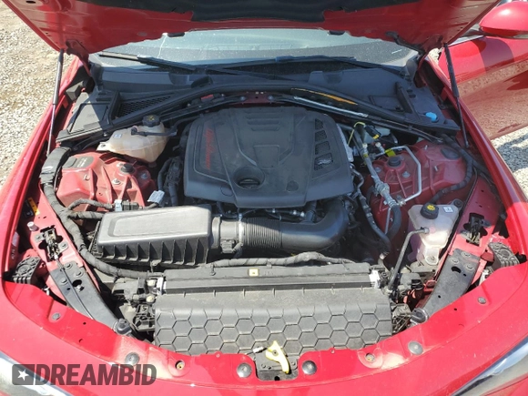 2019 Alfa Romeo Giulia Ti Sport with VIN ZARFAMBN2K7599264, listed as a Copart auction lot 60746415 with 58,424 mi miles and Salvage title. Bid and sale history available at DreamBid. Image 11.