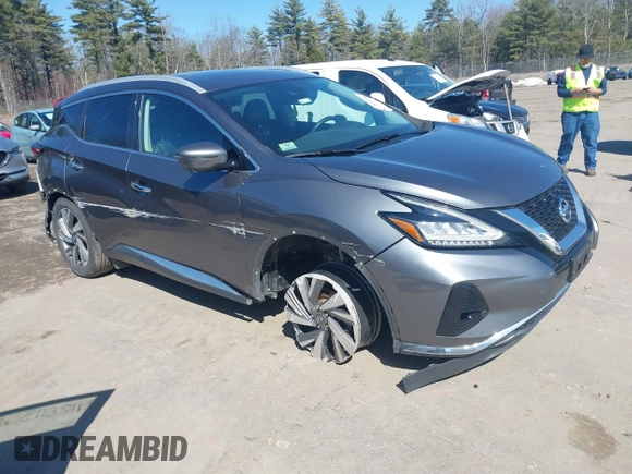 2019 Nissan Murano SL z VIN 5N1AZ2MS8KN164437, wystawiony jako IAAI lot #41836564 z przebiegiem 93 952 mil mil oraz . Historia ofert i sprzedaży dostępna na DreamBid. Obrazek 1.