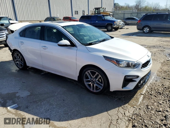 2021 Kia Forte EX with VIN 3KPF54AD0ME374996, listed as a Copart auction lot 49635155 with 102,447 mi miles and Salvage Title. Bid and sale history available at DreamBid. Image 4.