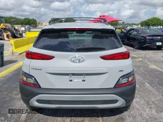 2023 Hyundai Kona SEL with VIN KM8K6CAB3PU062015, listed as a IAAI auction lot 42187191 with 35,599 mi miles. Bid and sale history available at carsss.com. Image 16.