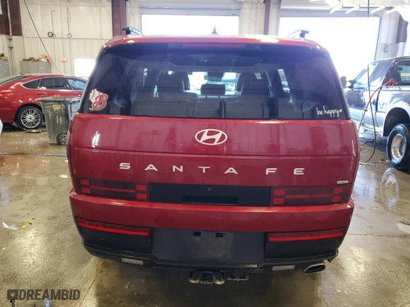 2024 Hyundai Santa Fe SEL with VIN 5NMP2DGL9RH040350, listed as a Copart auction lot 47290055 with 0 mi miles and Salvage Title. Bid and sale history available at carsss.com. Image 6.