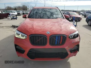 2020 BMW X3 M with VIN 5YMTS0C0XL9B95974, listed as a Copart auction lot 86833304 with 67,230 mi miles and Salvage Title. Bid and sale history available at carsss.com. Image 5.