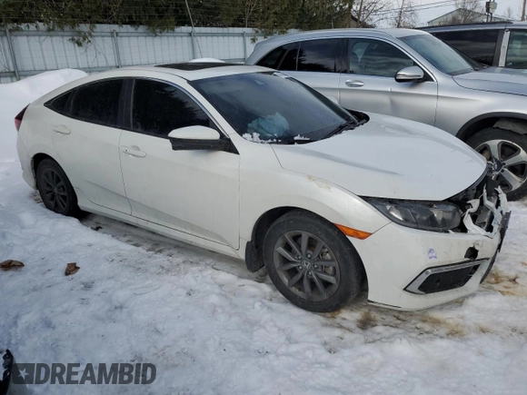 2021 Honda Civic Sedan EX with VIN 2HGFC2F76MH003277, listed as a Copart auction lot 45708695 with 86,104 mi miles and Salvage Title. Bid and sale history available at carsss.com. Image 4.