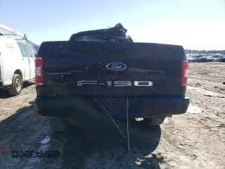 2020 Ford F-150 XL with VIN 1FTEX1EB0LFA55471, listed as a Copart auction lot 45352065 with 53,912 mi miles and Salvage title. Bid and sale history available at DreamBid. Image 6.