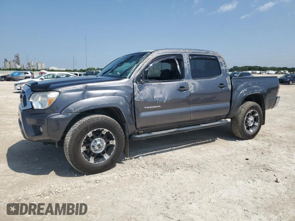 2014 Toyota Tacoma PreRunner with VIN 5TFJU4GN3EX061312, listed as a Copart auction lot 56102125 with 128,599 mi miles and Clean title. Bid and sale history available at DreamBid. Image 1.