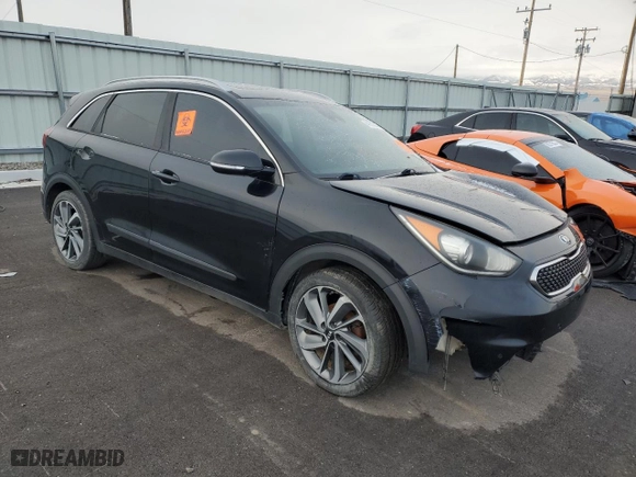 2017 Kia Niro Touring with VIN KNDCE3LC9H5087157, listed as a Copart auction lot 41619245 with 0 mi miles and Clean Title. Bid and sale history available at carsss.com. Image 4.