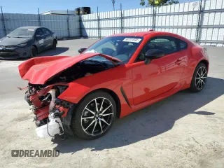 2023 Toyota GR86 with VIN JF1ZNBC16P8757253, listed as a Copart auction lot 69701694 with 10,024 mi miles and Salvage Title. Bid and sale history available at carsss.com. Image 1.