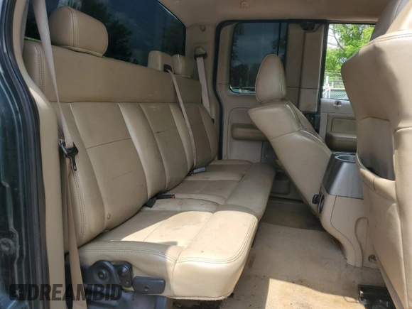 2006 Ford F-150 XLT with VIN 1FTPX12526NA21906, listed as a Copart auction lot 56587555 with 204,039 mi miles and Salvage title. Bid and sale history available at DreamBid. Image 11.
