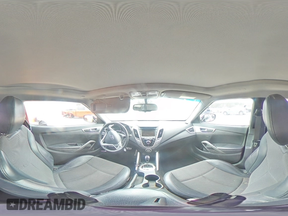 2013 Hyundai Veloster w/Black Int with VIN KMHTC6AD9DU086296, listed as a Copart auction lot 49581285 with 122,637 mi miles and Salvage Title. Bid and sale history available at carsss.com. Image 13.