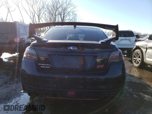 2019 Subaru WRX STI with VIN JF1VA2R64K9812380, listed as a Copart auction lot 45689405 with 39,724 mi miles and Salvage Title. Bid and sale history available at carsss.com. Image 6.