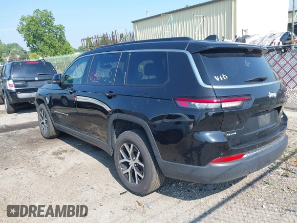 2024 Jeep Grand Cherokee Limited z VIN 1C4RJKBG3R8549670, wystawiony jako IAAI lot #42685618 z przebiegiem 41 868 mil mil oraz . Historia ofert i sprzedaży dostępna na DreamBid. Obrazek 3.