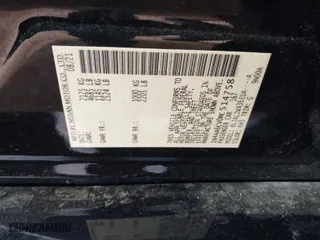 2021 Nissan Maxima SV with VIN 1N4AA6CV0MC514758, listed as a IAAI auction lot 41493970 with 58,180 mi miles. Bid and sale history available at carsss.com. Image 9.