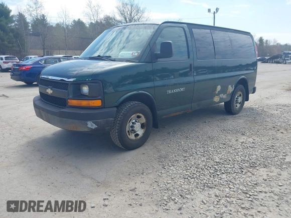2008 Chevrolet Express Passenger z VIN 1GAGG25K481208039, wystawiony jako IAAI lot #42065395 z przebiegiem 390 738 mil mil oraz . Historia ofert i sprzedaży dostępna na DreamBid. Obrazek 16.