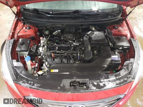 2017 Hyundai Sonata Sport with VIN 5NPE34AF5HH584093, listed as a Copart auction lot 48558775 with 54,950 mi miles and Salvage Title. Bid and sale history available at carsss.com. Image 11.