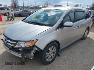 2015 Honda Odyssey EX-L with VIN 5FNRL5H61FB010289, listed as a IAAI auction lot 41887660 with 177,172 mi miles and . Bid and sale history available at carsss.com. Image 2.