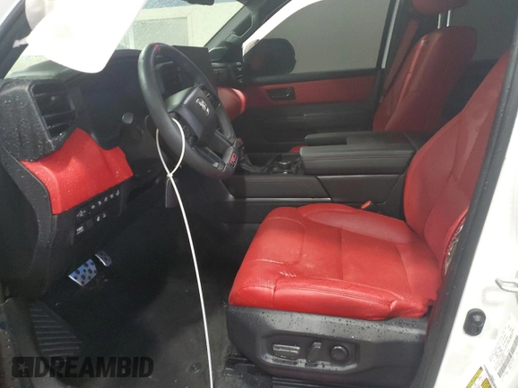 2024 Toyota Tundra TRD Pro Hybrid with VIN 5TFPC5DB7RX081484, listed as a Copart auction lot 57246415 with 12,819 mi miles and Salvage title. Bid and sale history available at DreamBid. Image 7.