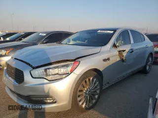 2015 Kia K900 Luxury z VIN KNALW4D4XF6021148, wystawiony jako Copart lot #70263554 z przebiegiem 86 246 mil mil oraz Szkody całkowita. Historia ofert i sprzedaży dostępna na DreamBid. Obrazek 1.