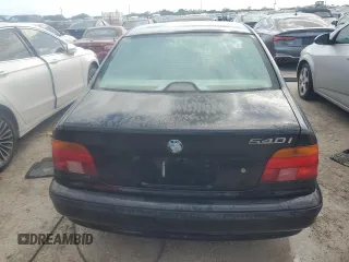 1998 BMW 5 Series 540iA with VIN WBADE6320WBW59550, listed as a Copart auction lot 80756644 with 0 mi miles and Salvage Title. Bid and sale history available at carsss.com. Image 10.