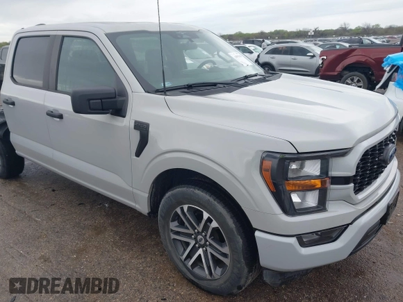 2023 Ford F-150 XL with VIN 1FTEW1CP8PKD21690, listed as a IAAI auction lot 41895618 with 15,078 mi miles and . Bid and sale history available at DreamBid. Image 1.