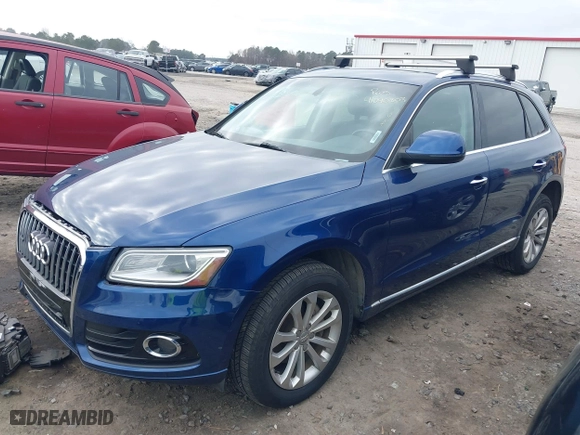 2015 Audi Q5 Premium with VIN WA1CFAFP2FA018678, listed as a IAAI auction lot 41090803 with 92,991 mi miles. Bid and sale history available at carsss.com. Image 23.