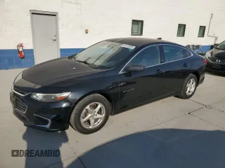 2016 Chevrolet Malibu LS z VIN 1G1ZB5ST9GF201949, wystawiony jako Copart lot #59154395 z przebiegiem 166 083 mil mil oraz Szkoda całkowita • Salvage title. Historia ofert i sprzedaży dostępna na DreamBid. Obrazek 1.