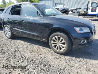 2015 Audi Q5 Premium Plus with VIN WA1LFAFP5FA136367, listed as a Copart auction lot 55158815 with 76,426 mi miles and Salvage title. Bid and sale history available at DreamBid. Image 4.
