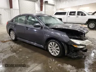 2011 Subaru Legacy Limited with VIN 4S3BMCJ61B3254061, listed as a Copart auction lot 85349924 with 127,016 mi miles and Salvage title. Bid and sale history available at DreamBid. Image 4.