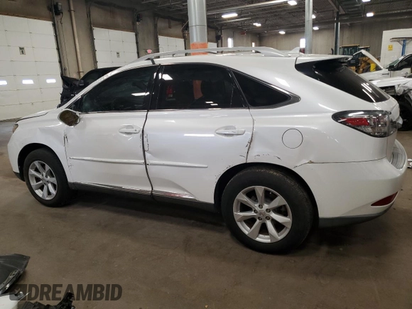 2011 Lexus RX 350 with VIN 2T2BK1BA6BC102910, listed as a Copart auction lot 60153935 with 132,626 mi miles and Salvage title. Bid and sale history available at DreamBid. Image 2.