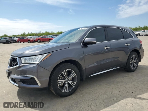 2017 Acura MDX with VIN 5FRYD4H34HB026772, listed as a Copart auction lot 48757445 with 123,515 mi miles and Salvage Title. Bid and sale history available at carsss.com. Image 1.