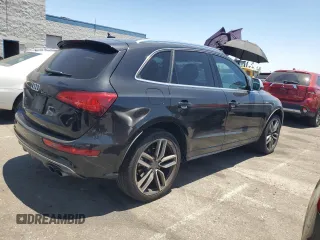 2014 Audi SQ5 Premium Plus with VIN WA1CGAFP4EA101976, listed as a Copart auction lot 59542494 with 75,645 mi miles and Salvage Title. Bid and sale history available at carsss.com. Image 3.