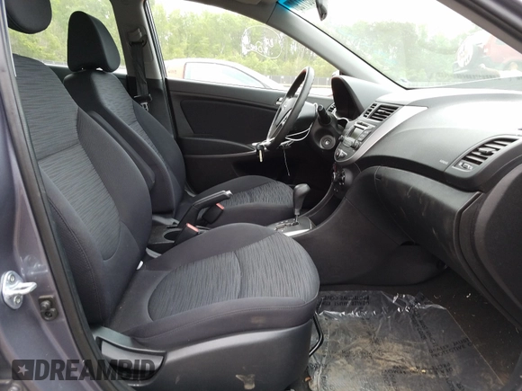 2017 Hyundai Accent SE with VIN KMHCT5AE4HU334169, listed as a Copart auction lot 88025715 with 47,616 mi miles and Non Repairable. Bid and sale history available at carsss.com. Image 5.