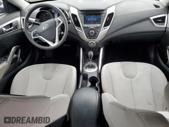 2012 Hyundai Veloster w/Black Int with VIN KMHTC6AD8CU027450, listed as a Copart auction lot 63756415 with 89,037 mi miles and Salvage title. Bid and sale history available at DreamBid. Image 8.