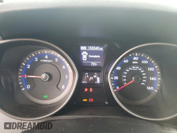 2016 Hyundai Elantra GT with VIN KMHD35LH2GU252564, listed as a Copart auction lot 66943834 with 155,540 mi miles and Salvage Title. Bid and sale history available at carsss.com. Image 9.