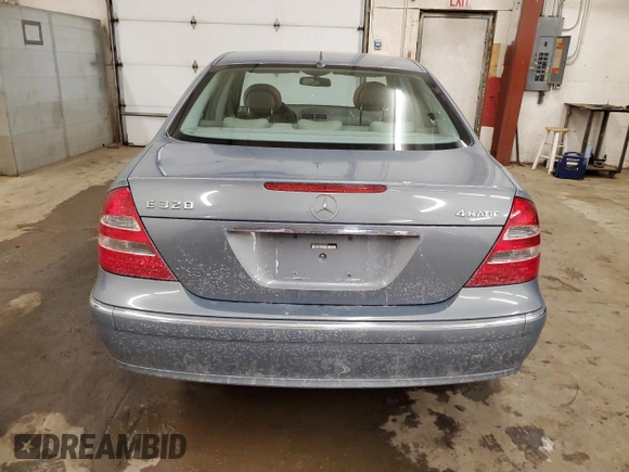2005 Mercedes-Benz E 320 with VIN WDBUF82J35X176431, listed as a Copart auction lot 42909825 with 16,679 mi miles and Salvage Title. Bid and sale history available at DreamBid. Image 6.