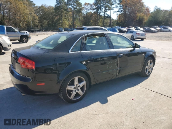 2005 Audi A4 3.2L with VIN WAUDG78EX5A551864, listed as a Copart auction lot 83112454 with 190,960 mi miles and Salvage Title. Bid and sale history available at carsss.com. Image 3.
