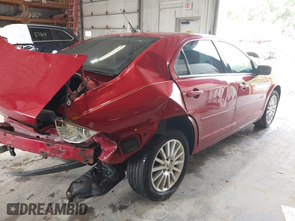 2007 Mercury Milan Premier with VIN 3MEHM08107R671956, listed as a IAAI auction lot 42568057 with 103,910 mi miles and . Bid and sale history available at DreamBid. Image 4.
