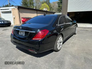 2015 Mercedes-Benz S 550 with VIN WDDUG8CB5FA129871, listed as a Copart auction lot 55213305 with 110,748 mi miles and Clean Title. Bid and sale history available at carsss.com. Image 4.