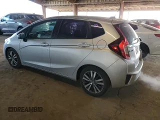 2015 Honda Fit EX-L with VIN 3HGGK5H83FM707228, listed as a Copart auction lot 50006055 with 97,573 mi miles and Salvage title. Bid and sale history available at DreamBid. Image 2.