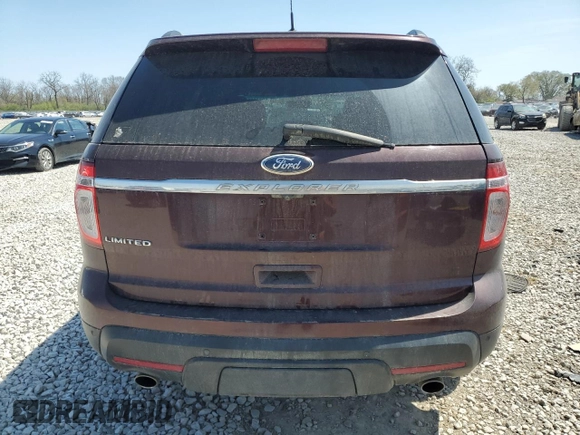 2012 Ford Explorer Limited with VIN 1FMHK7F89CGA55749, listed as a Copart auction lot 53632655 with 215,206 mi miles and Salvage Title. Bid and sale history available at carsss.com. Image 6.